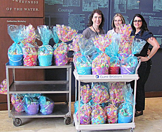 In the spirit of Easter, Zeb Law, LLP delivered Easter Baskets to Holy Cross Hospital Children’s Outreach Program