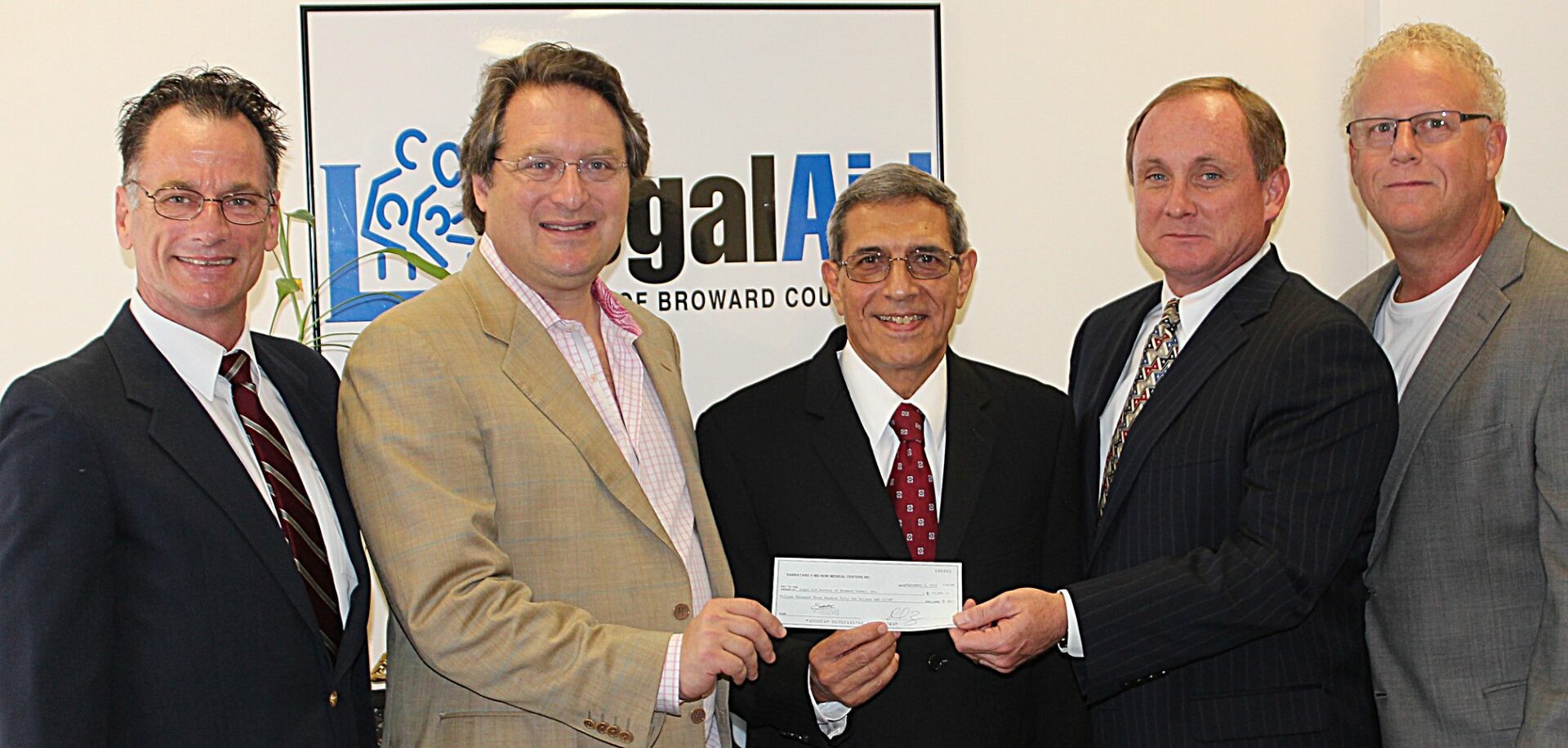 Zeb Law, LLP Makes a Cy Pres Donation of the Sambataro Class Action Funds to Legal Aid Service of Broward County