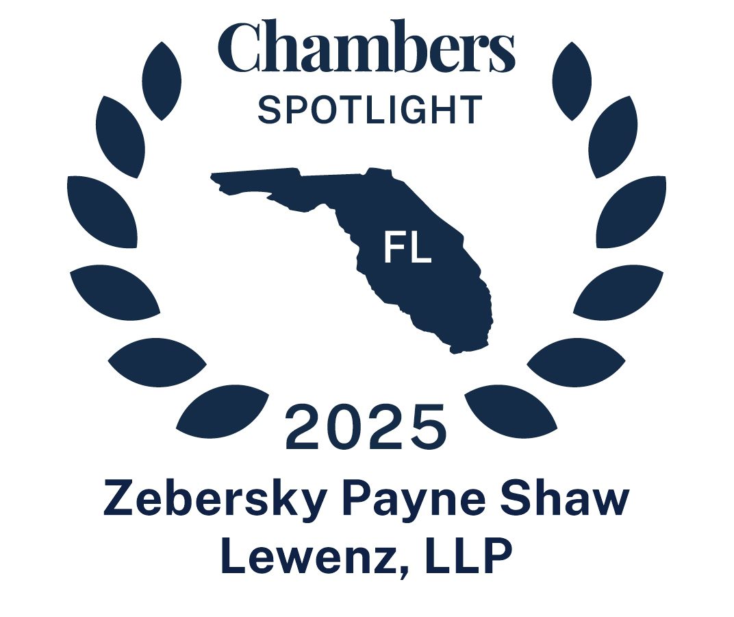 Chambers Spotlights Zeb Law as a Top-Ranked Commercial Litigation Firm in Florida
